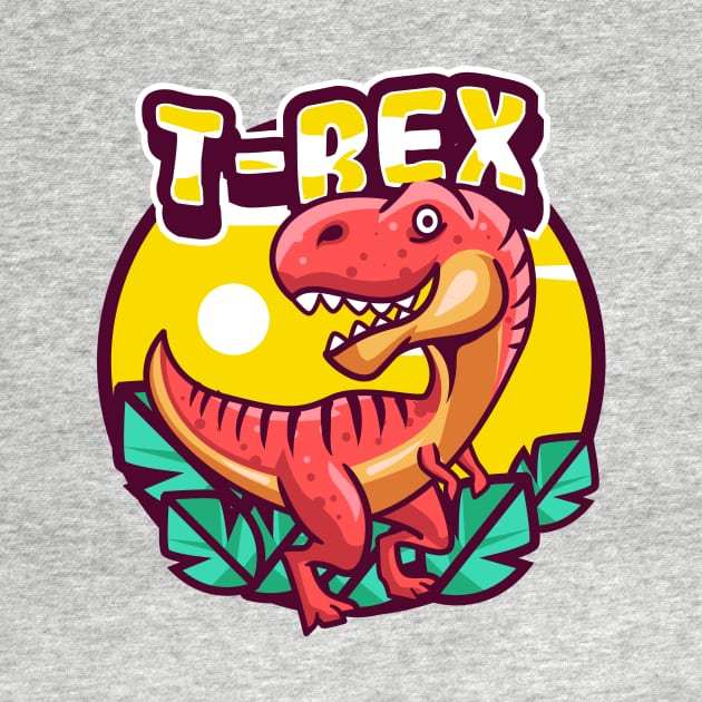 Cute Little T-Rex by Harrisaputra